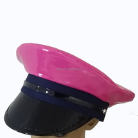 HEN-0064 Gorro de Policía Rosa para Fiesta de Despedida de Soltera, Halloween, Poliéster