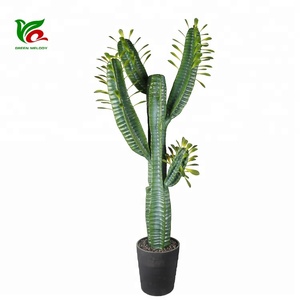 En Plastique dur 135cm Plante De <span class=keywords><strong>Cactus</strong></span> Pour Bureau <span class=keywords><strong>Cactus</strong></span> Plante Faux Grand <span class=keywords><strong>Cactus</strong></span> Conception - Product Image 5