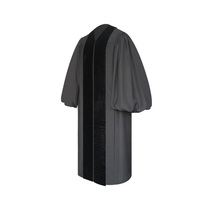 Robes de prêtre longues noires