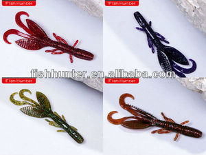 110mm/7.4g/Fish Hunter/merma/6 unids/señuelo suave/<span class=keywords><strong>Ciempiés</strong></span> /Breen - Product Image 4