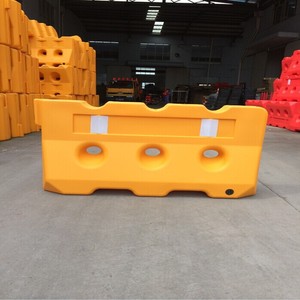 Personalizada plástico llena de agua tráfico caballo del agua de seguridad vial barricada con cinta reflectante - Product Image 2