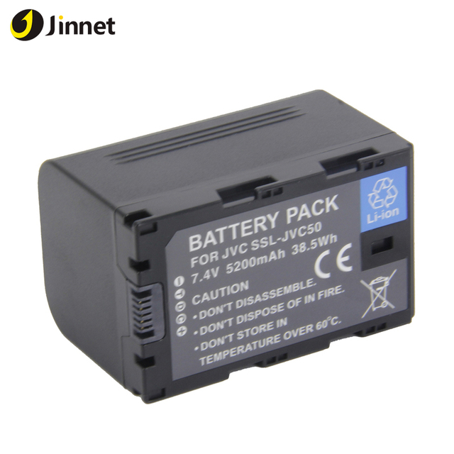 Jinnet SSL-JVC50 JVC70 JVC50 Lithium Ion Battery for JVC Camcorders Digital Video Camera DV GY-HMQ10 GY-HM600 GY-HM650