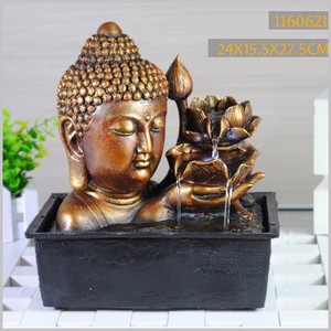 2017 adornos de resina de buda fuente - Product Image 4