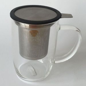15 oz en grado alimenticio venta cristal infusor copas cupping conveniente té <span class=keywords><strong>de</strong></span> hoja suelta, flor <span class=keywords><strong>de</strong></span> té y café - Product Image 2