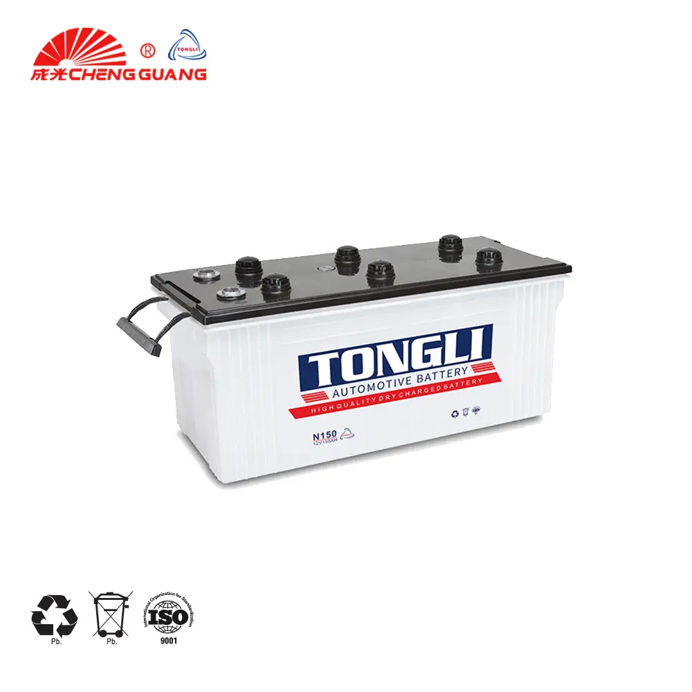 12v 150ah car battery/ truck battery N150 price wholesale china manufacturer