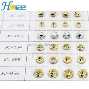 Hotselling moda botón plástico decorativo espárragos plástico remaches studs para zapatos, bolsos - Product Image 2