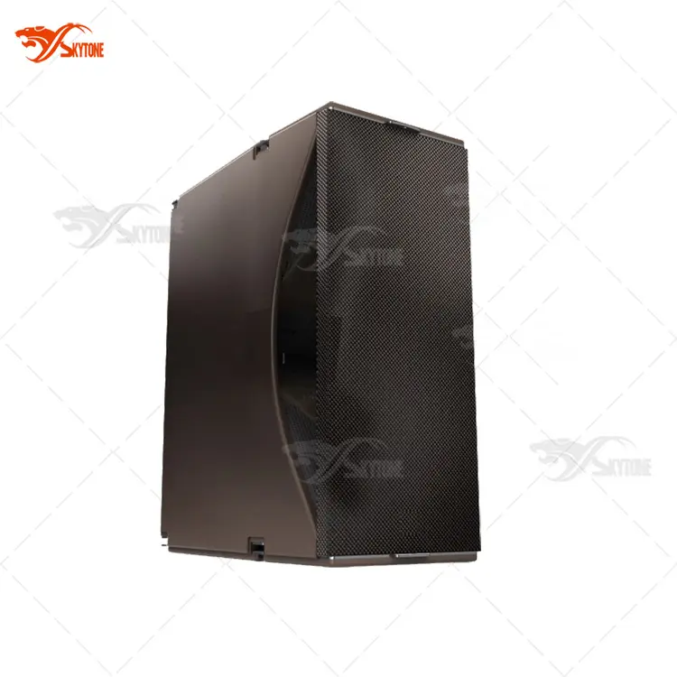 Mewah high end line array sound system, tiga cara luar speaker kolom ganda 12 inch