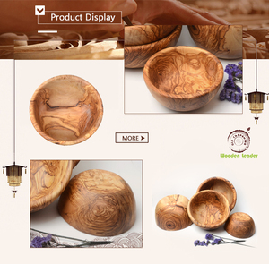 <span class=keywords><strong>Ciotola</strong></span> di insalata di frutta di legno di <span class=keywords><strong>ulivo</strong></span> dell'attrezzatura promozionale fatta a mano naturale di alta qualità 100% da vendere - Product Image 6