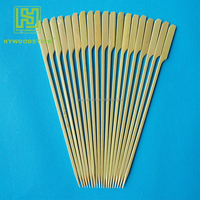 Brochettes jetables en bambou en forme de pistolet, résistantes à la chaleur et antiadhésives, longueur 7-30 cm