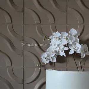 Proje dekorasyon inşaat mdf kurulu 3D pvc duvar paneli