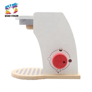 Machine à Café en Bois <span class=keywords><strong>Simulation</strong></span> Jouet Faire semblant de Jouer <span class=keywords><strong>Cuisine</strong></span> Espresso Maker pour Enfants W10D228 - Product Image 2