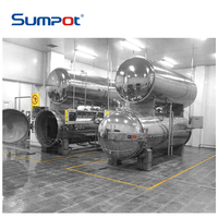 Autoclave rotatif SUMPOT pour bouteilles de lait concentré en PP/HDPE