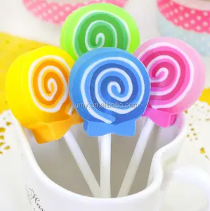 Leuke Cartoon Kawaii Lollipop Rubber Gum Creatieve Geschenken Schoolbenodigdheden