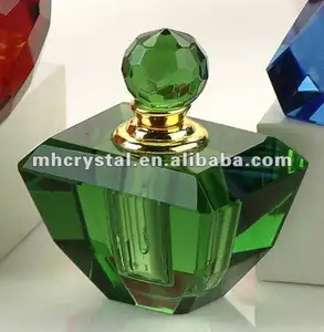 Garrafa de perfume transparente jade green k9, frasco de cristal MH-X0586