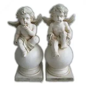 Tượng Cupid Thủ Công Mỹ Nghệ Bằng Nhựa Trong Vườn Theo Phong Cách Châu Âu