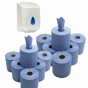 Kinh Tế Và Độ Bền Cao Giấy Tay Khăn Màu Xanh Centrefeed CuộN 1ply Tái Chế Bột Giấy Trung Tâm Kéo Khăn Giấy - Product Image 6