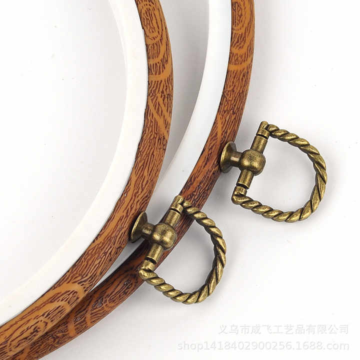ZEONHAK – Juego De 30 Aros De Bambú Para Bordar, 15 Cm – Ideales Para Punto De Cruz, Manualidades Y Decoración