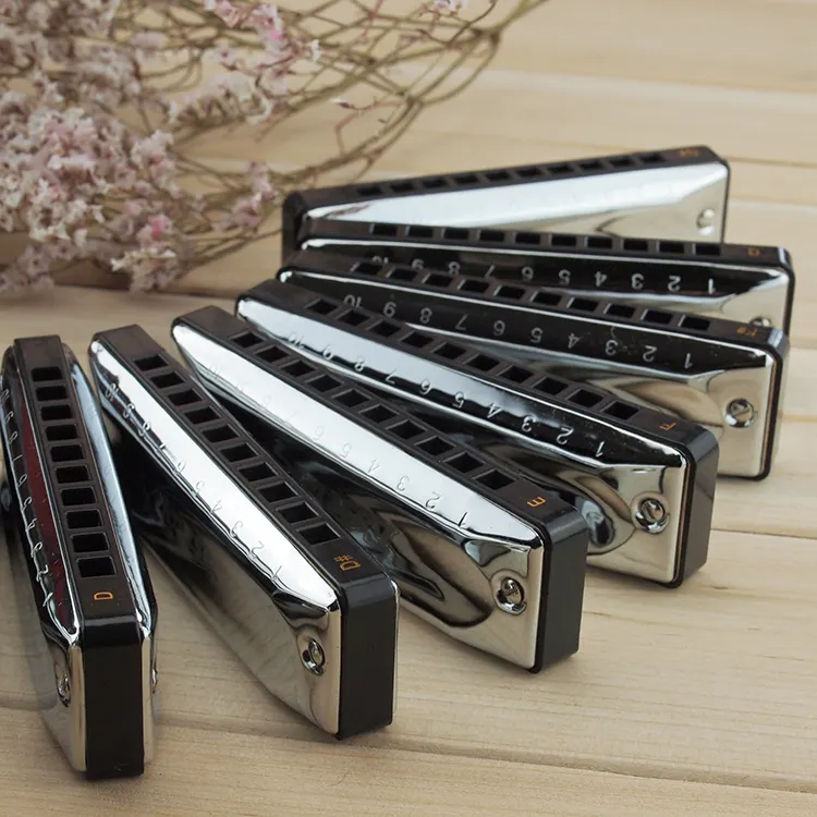 Easttop conjunto de adaptadores t002, conjunto de 12 teclas de alta qualidade blues harmonica