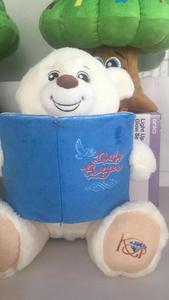 <span class=keywords><strong>Orsetto</strong></span> Narratore Carino da 10'' <span class=keywords><strong>Seduto</strong></span>, Peluche Imbottito con Maglietta e Libro - Product Image 4