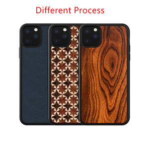 ใหม่ล่าสุด1มิลลิเมตรร่องฝัง TPU + PC ที่กำหนดเองไม้จริงว่างเปล่ากรณีโทรศัพท์มือถือสำหรับ <span class=keywords><strong>iPhone</strong></span> 11 12 13 Pro Max - Product Image 3