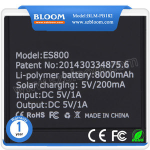 Un año wattanty 8000 mah, mejores ventas portale banco de la energía a prueba de agua para celular phonec - Product Image 6