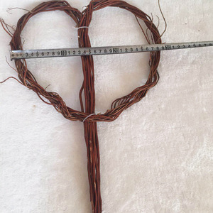 Couronne de branches de saule en vigne, perruque décorative en bois pour bouquet de fleurs, décor pour les vacances - Product Image 4