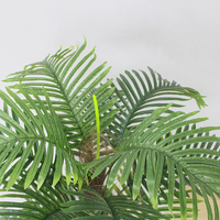 Mini palmier artificiel en gros, audit usine, petit palmier cocotier, plante artificielle presque naturelle, faux palmier dattier, bonsaï à vendre