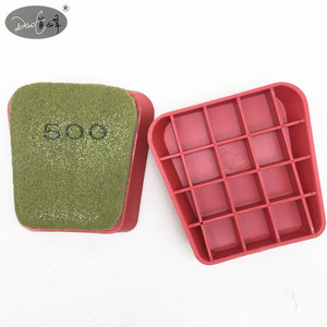Daofeng Frankfurt 100mm Bloques de Pulido de Esponja Abrasiva de Dureza Suave/Dura con Diamante para Mármol, Soporte OEM, Corte de Piedra - Product Image 2
