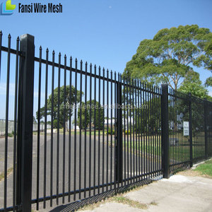 Clôture décorative de jardin en <span class=keywords><strong>fer</strong></span> <span class=keywords><strong>forgé</strong></span>/métal, 10 pièces, mur gonflable - Product Image 1