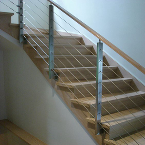 Indoor Stainless Steel Cable Railing Systems/Residential Stainless Wire <strong>Deck</strong> Railing - Product Image 5