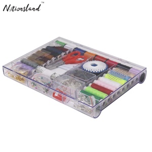 <span class=keywords><strong>Kit</strong></span> <span class=keywords><strong>de</strong></span> <span class=keywords><strong>Costura</strong></span> <span class=keywords><strong>Profesional</strong></span> Completo, Todo en Uno, <span class=keywords><strong>de</strong></span> Plástico, para Viajes y Hoteles, con Dedal, Tijeras e Hilo - Product Image 3