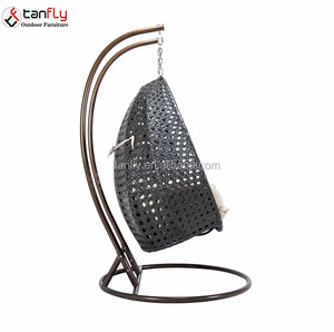 Vente chaude en plein air Silla Colgante élégante forme d'<span class=keywords><strong>oeuf</strong></span> chaise suspendue <span class=keywords><strong>de</strong></span> <span class=keywords><strong>jardin</strong></span> balançoire <span class=keywords><strong>de</strong></span> patio - Product Image 5