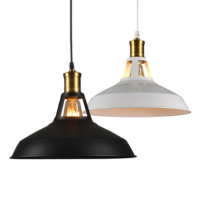 Industrial Pendant Lights Vintage Pendant Lamp Edison Retro Hanging Lampshade Lighting Restaurant Bar Pendant Lighting