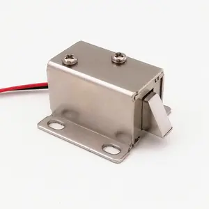 Serrure de porte électrique, 5V, 6V, 12V et 24V, électrovanne de verrouillage avec boulon mort, prise OEM