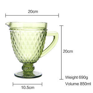 RG4120 850 ml 30.5 Oz Européenne Rétro Bourbon Dynastie Palais Relief Gravé Verre Champagne Décanteur Décor À <span class=keywords><strong>La</strong></span> Maison - Product Image 3