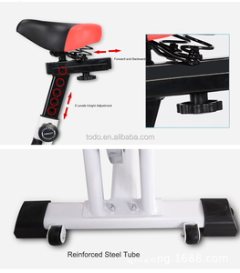 Bicicleta de Ejercicio Magnética Plegable para Uso Doméstico, Pedales <span class=keywords><strong>AB</strong></span>, Marco de Acero, Volante de Inercia de Hierro de 6 kg, Peso Máximo de 120 kg, Consola, Marca TODO - Product Image 6