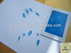 पदचिह्न/नई नवजात शिशुओं के लिए हाथ की रेखा नीली स्याही पैड/स्क्रैपबुक के लिए सुरक्षित स्याही पैड