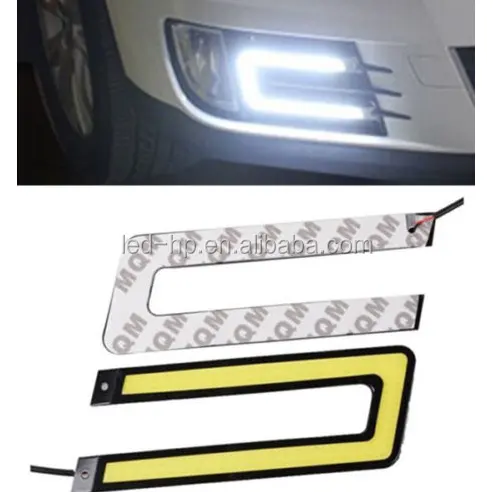 גמיש LED COB DRL, גמיש Led DRL/בשעות היום ריצה אור לרכב אוניברסלי סופר לבן פנים מנורת הואי פנג & OEM CN; גואה