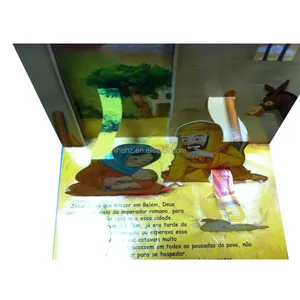 OEM customer paper printing 3D hardcover children book with cheap and high quality