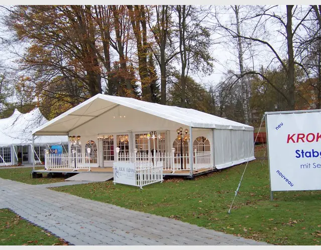 Breedte 12 m witte kleur PVC party tent met clear zijwanden voor verkoop