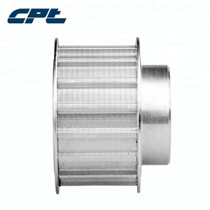 Alluminio e acciaio cinghia dentata puleggia <span class=keywords><strong>HTD5M</strong></span> personalizzabile supporto OEM per 9mm di larghezza cinghie Design semplice foro - Product Image 3