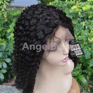 Aspecto Natural africano pelo pelucas trenzadas, rizado peluca delantera del cordón para las afroamericanas pelucas - Product Image 1