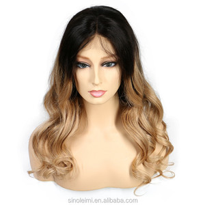 Cutícula del <span class=keywords><strong>pelo</strong></span> humano <span class=keywords><strong>Rubio</strong></span> pelucas delanteras del cordón del <span class=keywords><strong>pelo</strong></span> del bebé las mujeres ombre peluca - Product Image 2