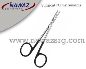 Ciseaux professionnels de haute qualité Super Cut Sharp Iris droit 11.5cm en acier inoxydable argent avec finition noire - Product Image 2