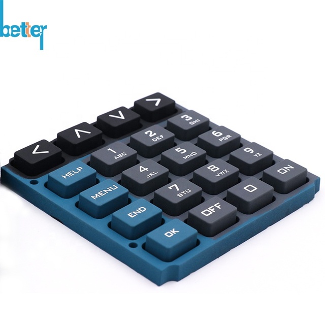 Custom Plastic Cover Silicone Rubber Push Button Cover