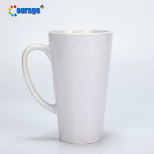 Bán Buôn Giá Rẻ Trống Tráng Gốm Cone 17Oz Số Lượng Lớn Trắng Thăng Hoa Mug - Product Image 1