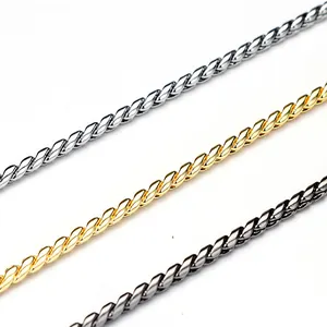 Pets And Dogs Copper Material Snake Chain Pet Accessories Black Pet Dog Choke Snake Chain