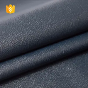 Hecho en China en relieve PVC artificial sofá de cuero rexine para cubiertas de la silla