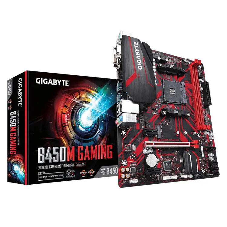 Gigabit Grosir AMD B450M GAMING 32GB DDR4 AM4 Soket Mikro ATX Motherboard