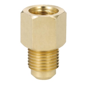 Đồng Thau R134A Bình Lạnh/Bộ Chuyển Đổi Bơm Chân Không SANG Bộ Chuyển Đổi Phù Hợp R12 1/2 "Nữ ACME Đến 1/4" Bộ Chuyển Đổi Nam Flare - Product Image 6